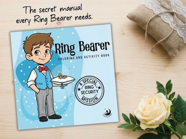 Ring Bearer Coloring and Activity Book